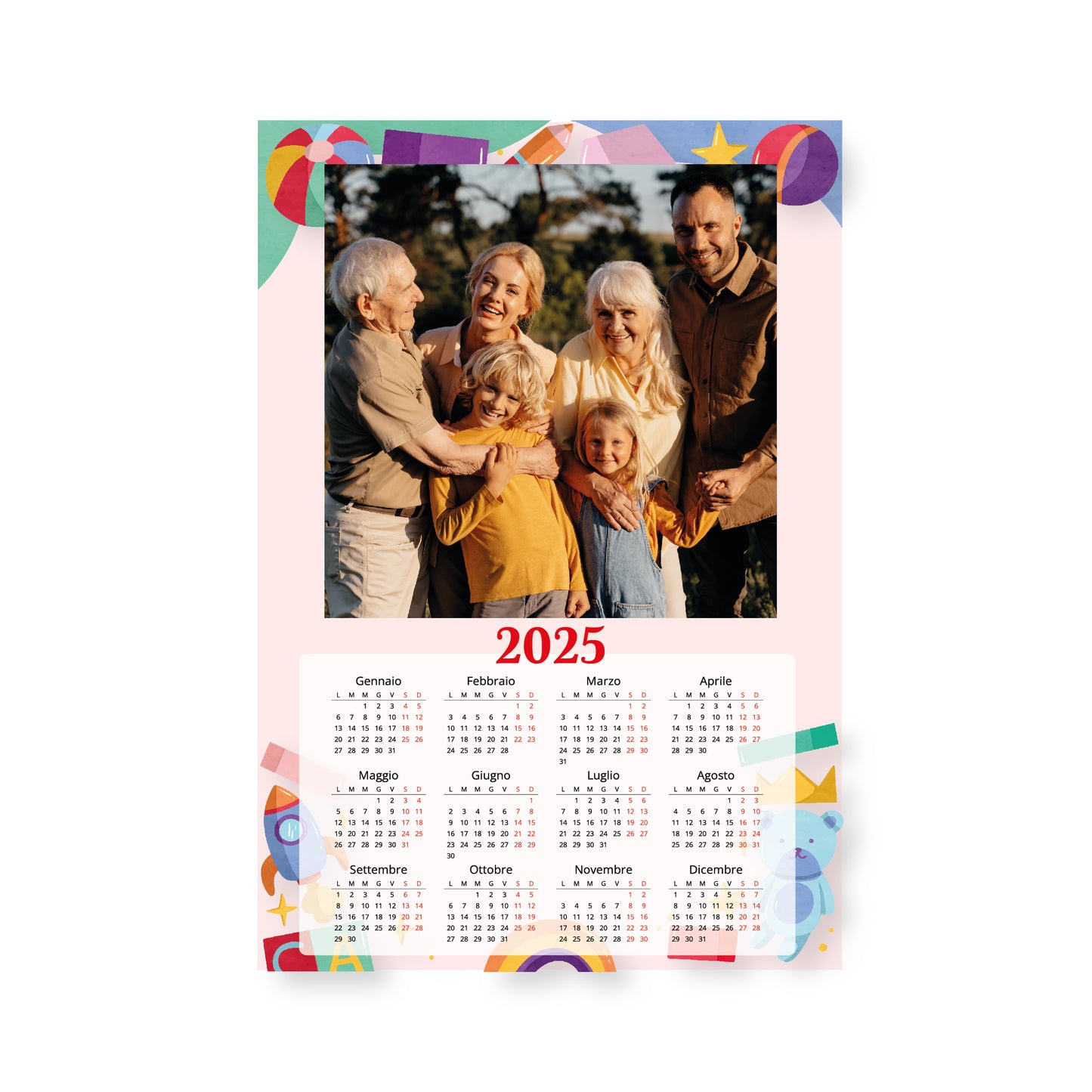 Calendario Fotografico Monopagina - Centro Stampa Digitale Point