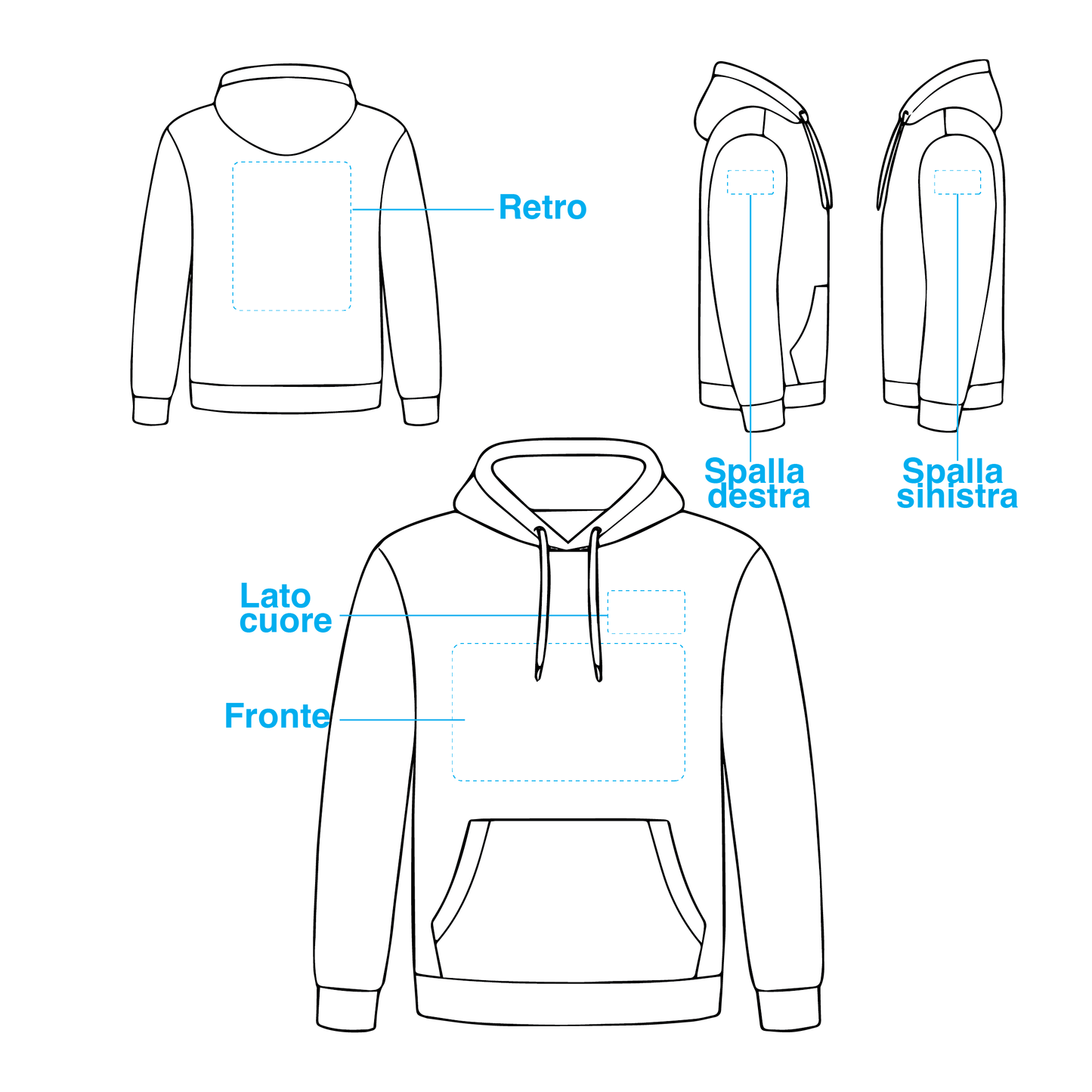 Felpa Hoodie Classica
