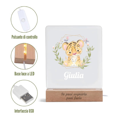 Targa Giungla - Luce Led