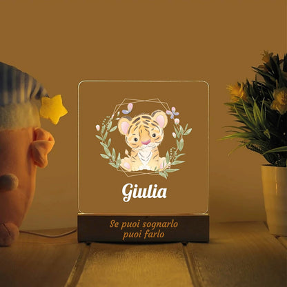 Targa Giungla - Luce Led