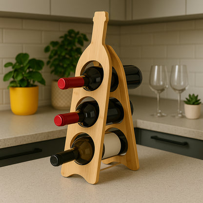 Portabottiglie in Legno Kendrik