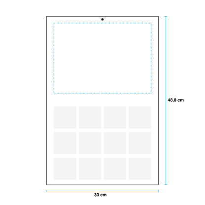 Calendario Fotografico Monopagina