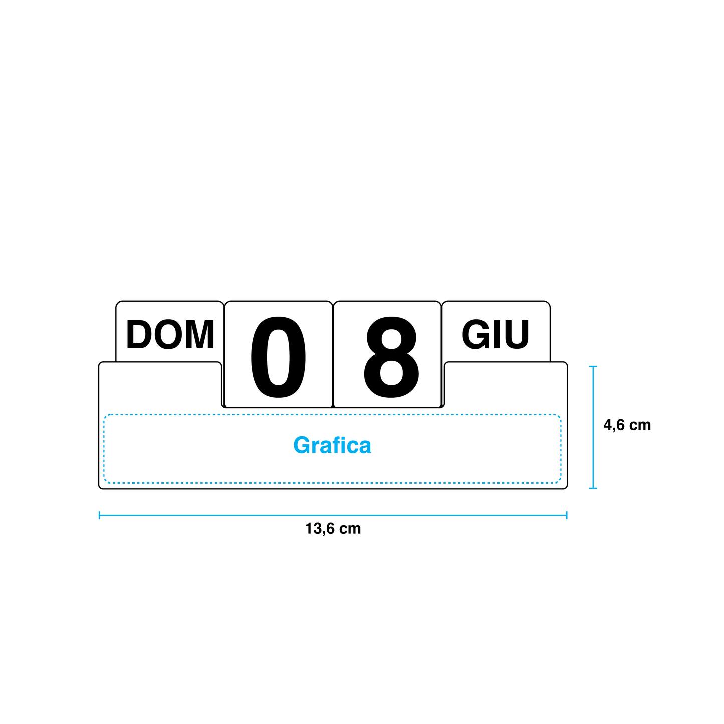 Calendario Perpetuo in Bamboo