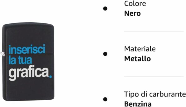 Accendino a benzina modello "Zippo" - immagine 3