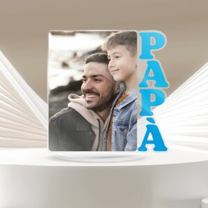 Targa sagomata Papà