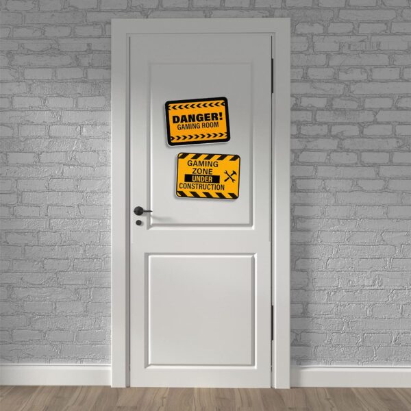 Targhe da parete Gamers 20x15 cm. - immagine 5