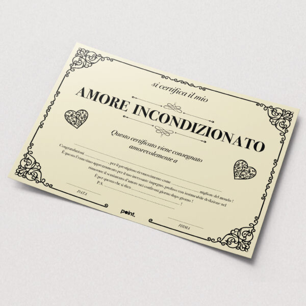 Attestati compilabili d'amore - immagine 7