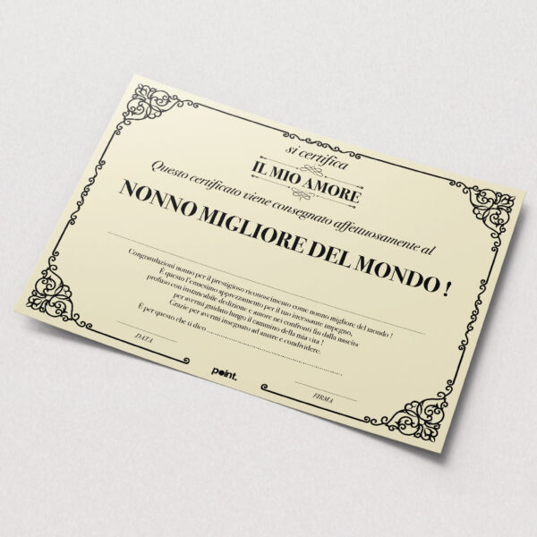 Attestati compilabili d'amore - immagine 9