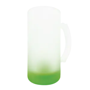 Boccale per birra in vetro colorato