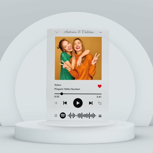 Targa Spotify con dedica - immagine 3
