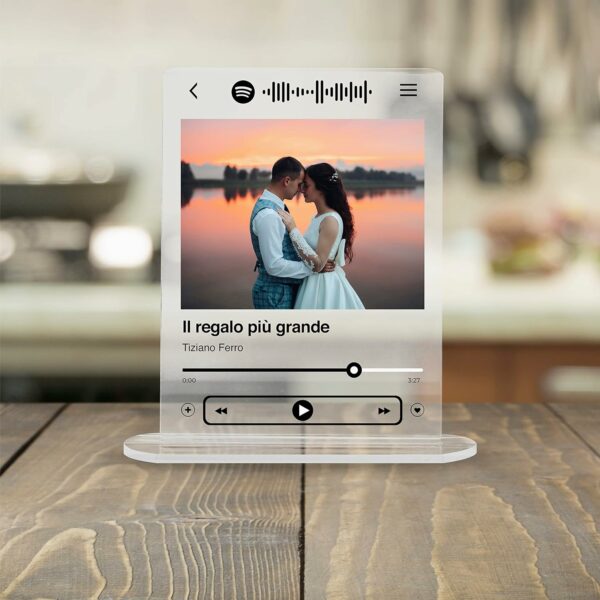 Targa Spotify Minimal - immagine 3
